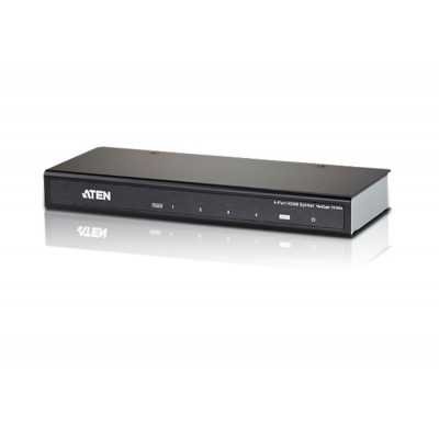 Aten VS184A 4 Port 4K HDMI Splitter (Up to 4096x2160/3840x2160 @ 60Hz (4:2:0); 4096 x 2160